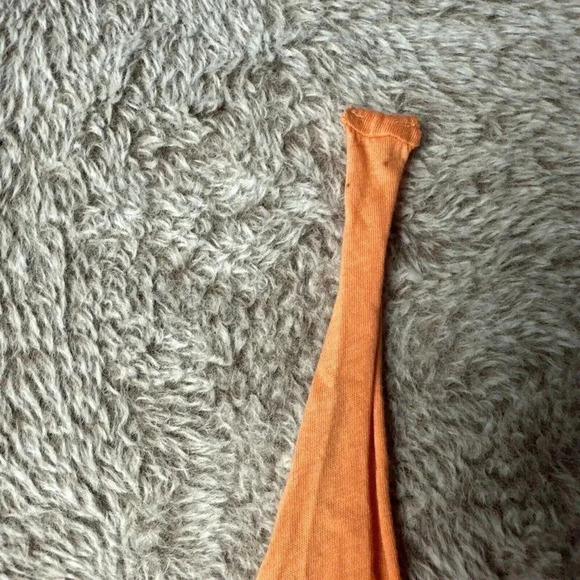 Roxy Women’s Orange Tank Top Size M 100% Cotton NWT - Picture 7 of 14